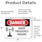 Signmission Radiation & Laser Sign, 5 in H x 7 in W, Vinyl Decal, Rectangle OS-2PACK-DS-D-57-L-1686 - alternate 4